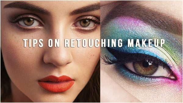 Retouching makeup photo